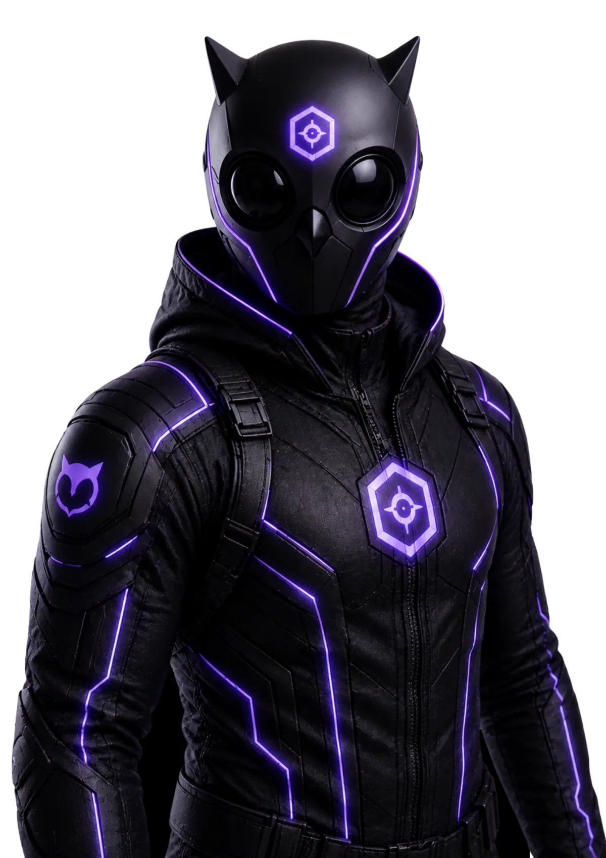 Christian Stelzl als Purple-AI-Labs-Owl