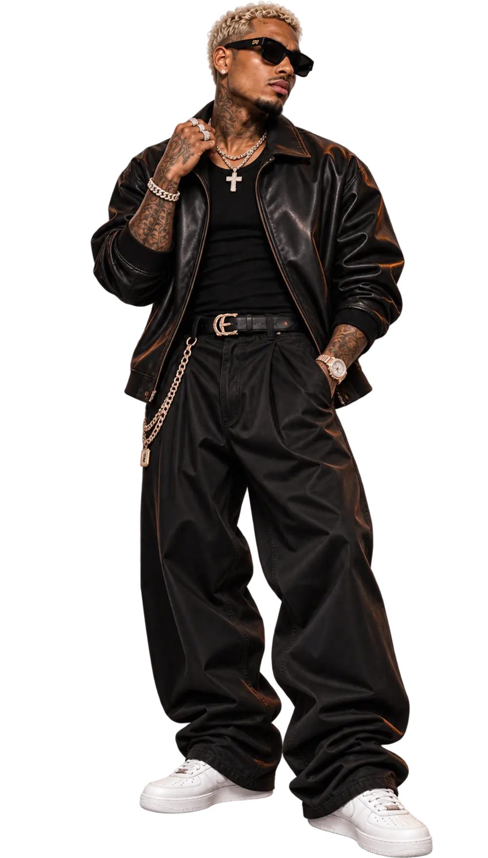 Tänzer im Old-School-HipHop-Look